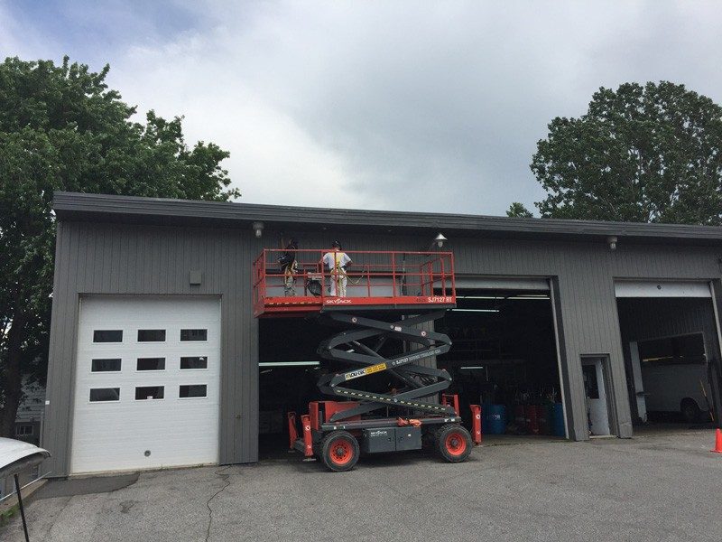 Peinture de garage extérieur sur la Rive-Sud